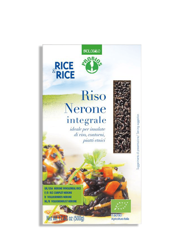 Organic Italian Nerone Rice; 500g