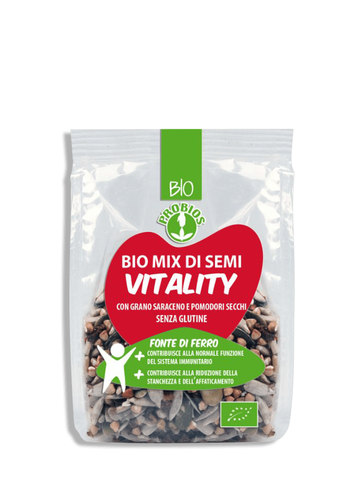 Organic Vitality Seed Mix - Buckwheat & Dried Tomato; 125g