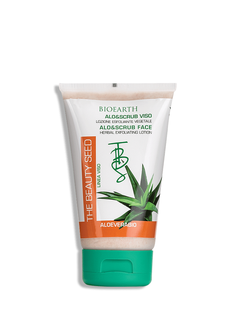 Organic Aloe & Scrub Face Lotion; 150ml