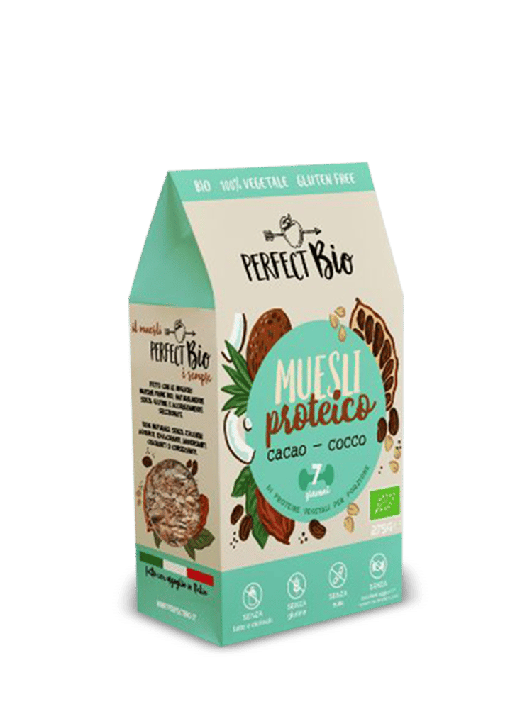 Organic Muesli - Cacao & Coconut Protein; 275g