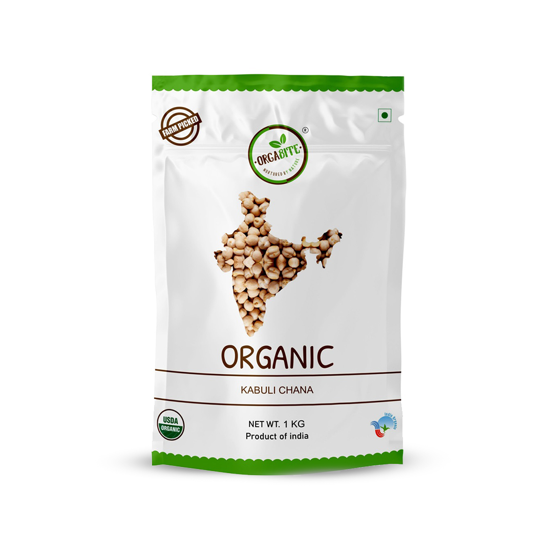 Buy Organic Kabuli Chana; 1kg | Organic & Sustainable Without Overpaying