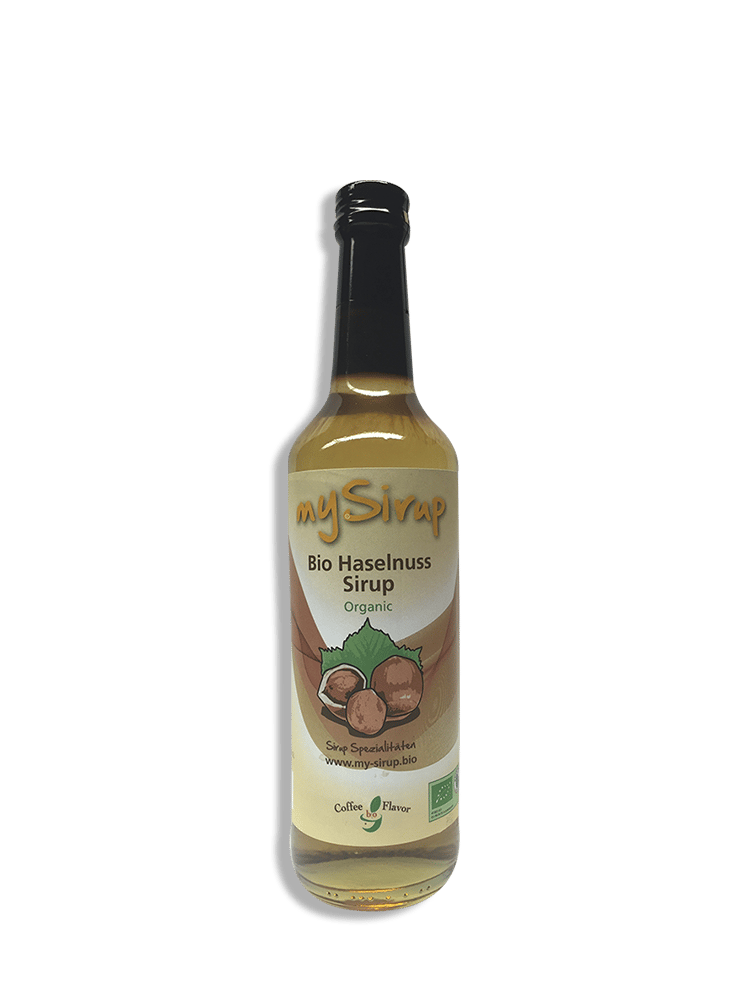 Organic Hazelnut Syrup; 500ml