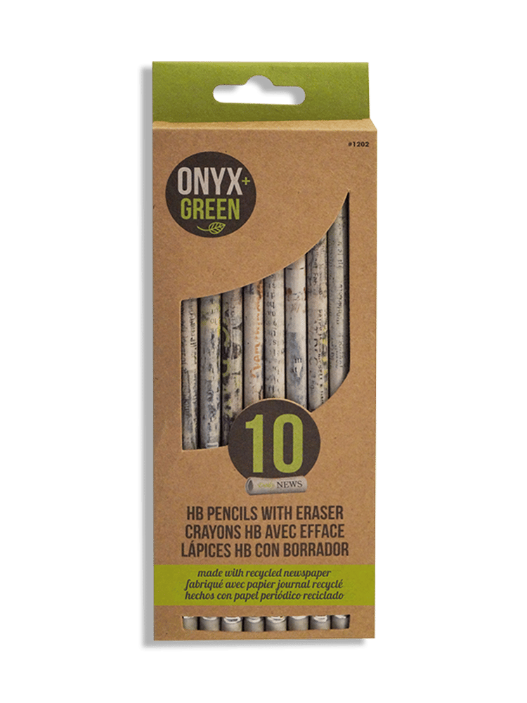 Recycled HP Pencils with Erasers; Pack of 10