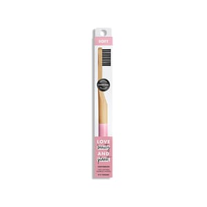 Bamboo Toothbrush - Soft Charcoal Infused Bristles