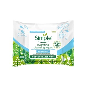 Plant-based Hydrating Facial Wipes - Water Boost; 20pcs