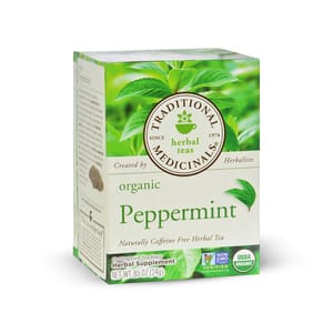 Organic Peppermint Tea; 16 Ct