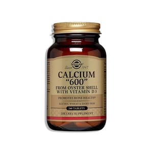 الكالسيوم ٦٠٠ من قشرة المحار مع فيتامين د٣؛ ٢٤٠ قرص 