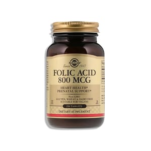 Vegan Folic Acid - 800mcg; 250 tabs