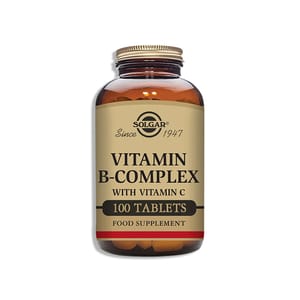 Vegan B-complex 100 - with Vitamin C; 100 tabs