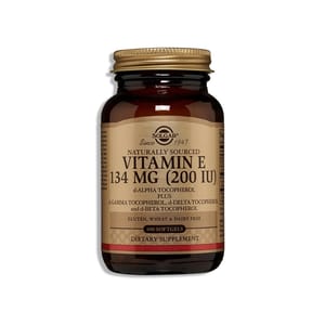 Vegan Vitamin E 134mg (200iu) - D-alpha Tocopherol & Mixed Tocopherols; 100 softgels  