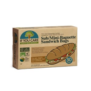 Unbleached Sandwich Bags - Sub & Mini-Baguette; 30pcs