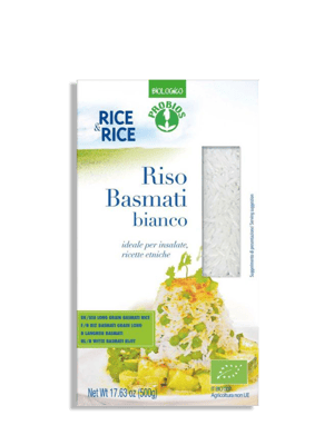 Organic Basmati White Rice; 500g