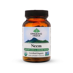 Organic Herbal Supplement - Neem; 90 caps