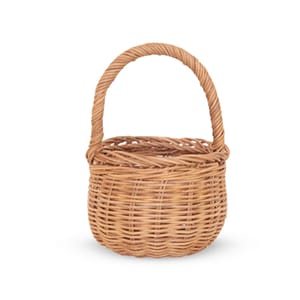 Natural Rattan Berry Basket - Natural