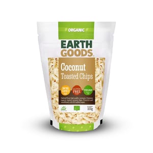 Organic Coconut Natural Chips; 100g