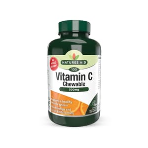 Vegan Vitamin C 500mg Supplement - Chewable; 100 tabs 
