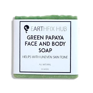 Natural Face & Body Soap - Green Papaya; 90g