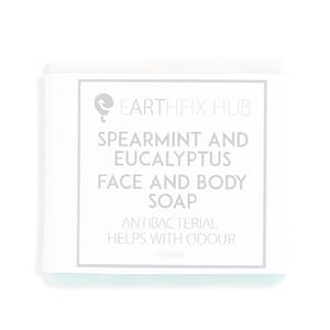 Natural Face & Body Soap - Spearmint & Eucalyptus; 90g