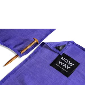 Biodegradable Cotton Throw - Electric Blue