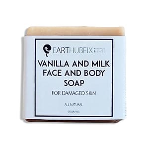 Natural Face & Body Soap - Vanilla & Milk; 90g