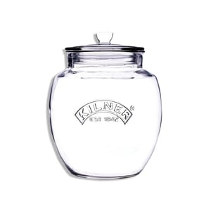 Sustainable Glass Push Top Storage Jar