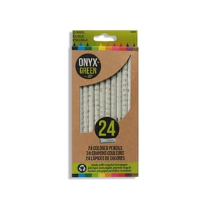 Recycled Color Pencils; Pack of 24
