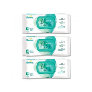 Alcohol-free Water Wipes - Sensitive; 3 x 48 wipes