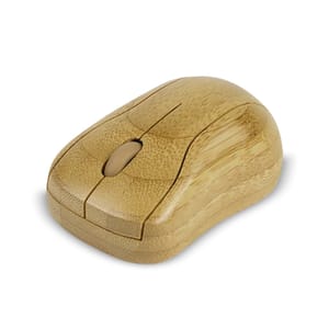 Eco-friendly Bamboo Wireless Mouse; 2.4GHZ