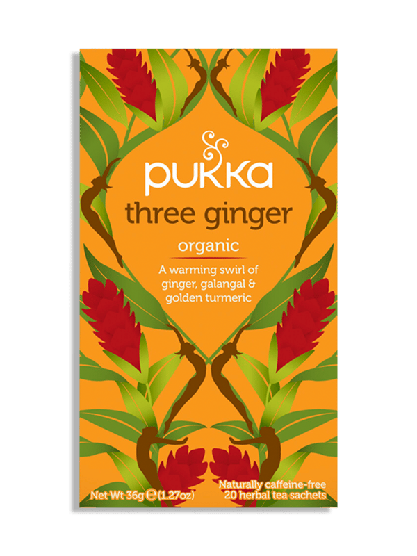 Organic Herbal Tea - Three Ginger; 20 tbags