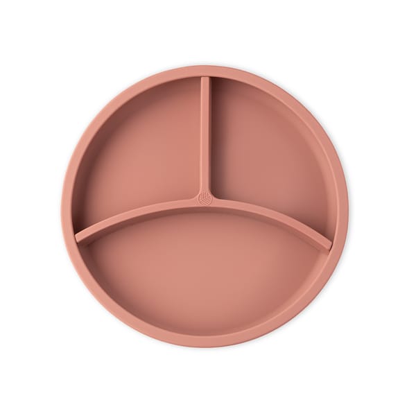 BPA-free Silicone Divider Plate - Rose