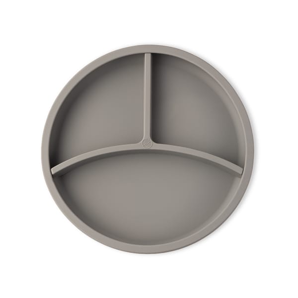 BPA-free Silicone Divider Plate - Silver