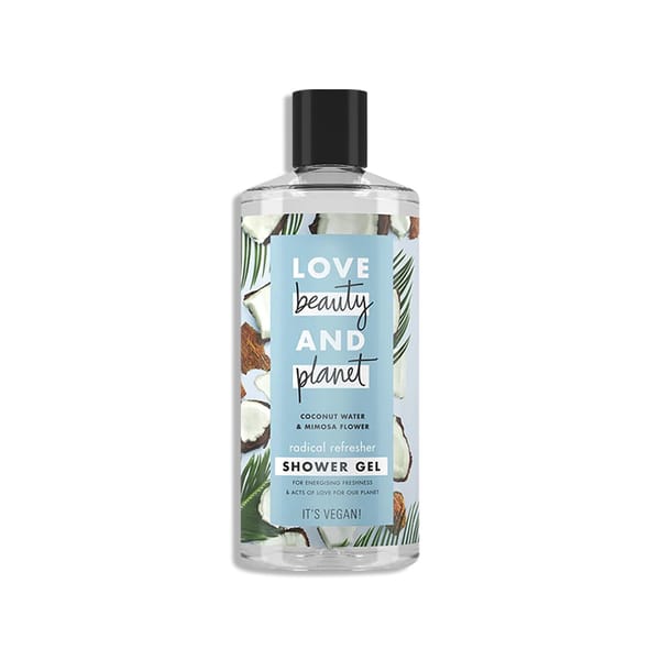 Vegan Shower Gel Radical Refresher - Coconut Water & Mimosa Flower; 400ml