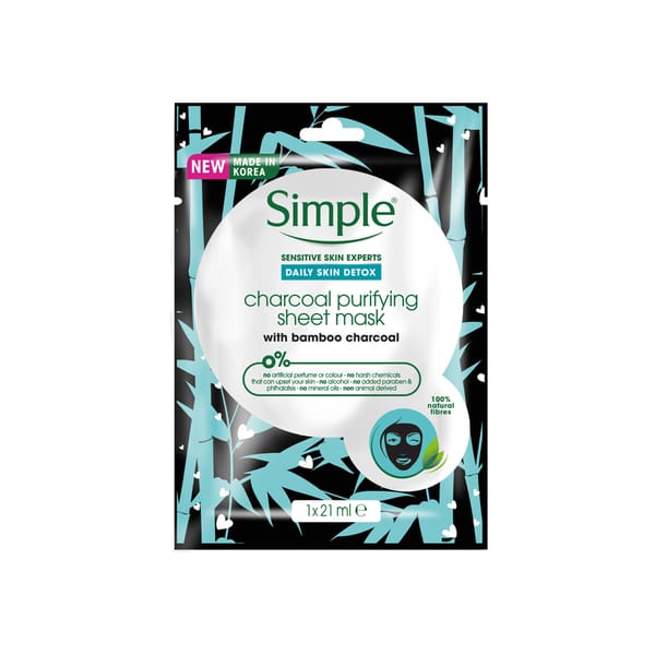 Charcoal Purifying Sheet Mask; 21ml