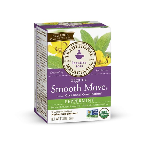 Organic Smooth Move Peppermint Tea; 16 Ct