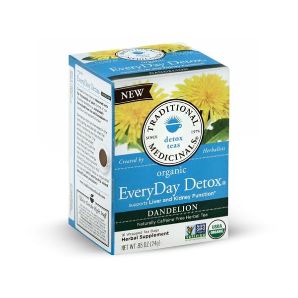 Organic Everyday Detox Dandelion Tea; 16 Ct