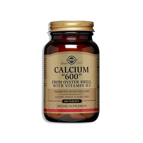 Oyster Shell Calcium 600 - with Vitamin D3; 240 tabs 