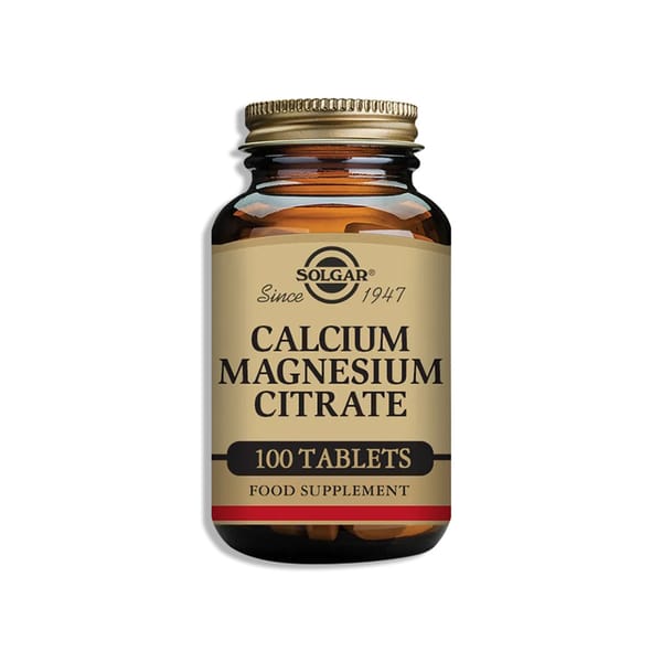 Vegan Calcium Magnesium Citrate; 100 tabs