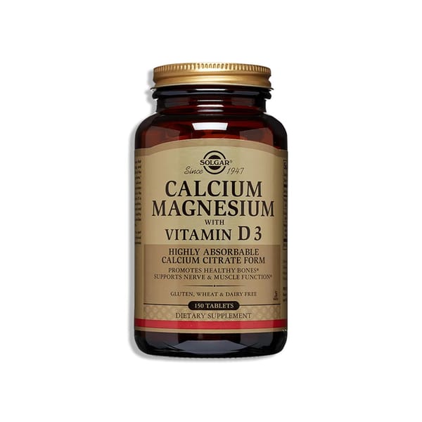 Gluten-free Calcium Magnesium with Vitamin D3; 150 tabs