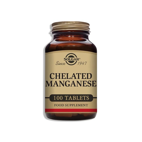 Vegan Chelated Manganese; 100 tabs