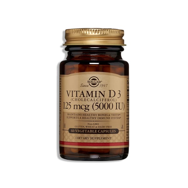 Vegan Vitamin D3 125mcg - 5000iu; 60 caps