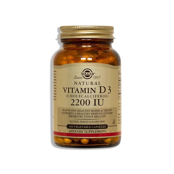 Vegan Vitamin D3 55mcg - 2200iu; 100 caps