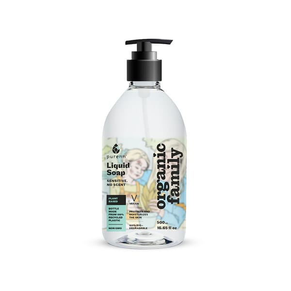 Organic Liquid Soap - Aloe Vera & Calendula; 500ml
