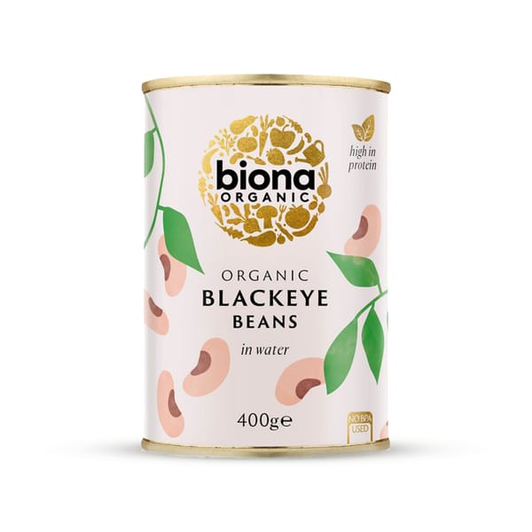 Organic Black Eye Beans; 400g
