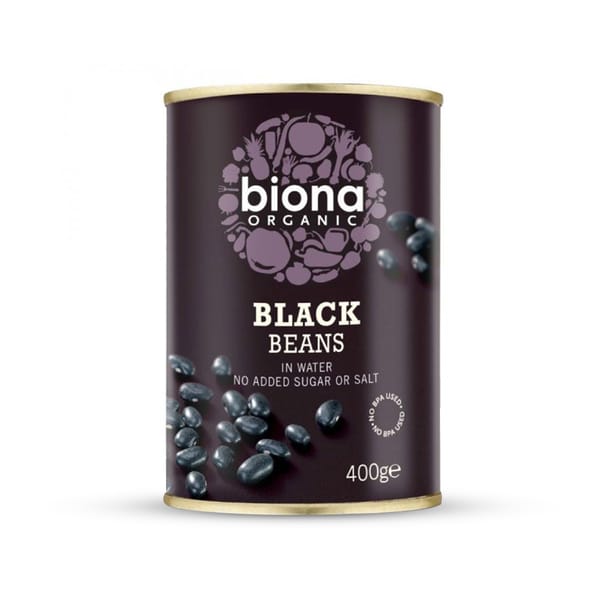 Organic Black Beans; 400g