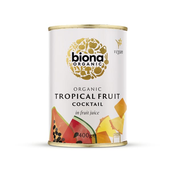 Organic Tropical Fruit Cocktail; 400g
