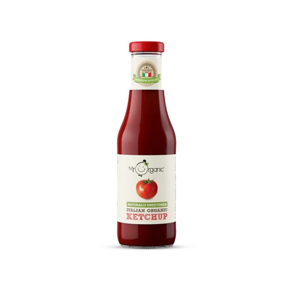 Organic Tomato Ketchup - Naturally Sweetened; 480g