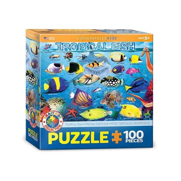 Recycled Puzzle - Tropical Fish; 100 pcs