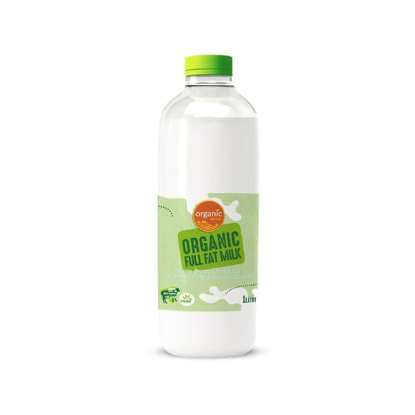 Organic Fresh Milk - Full Fat; 1L
