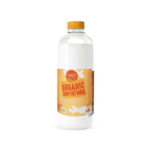 Organic Fresh Milk - Low Fat; 1L