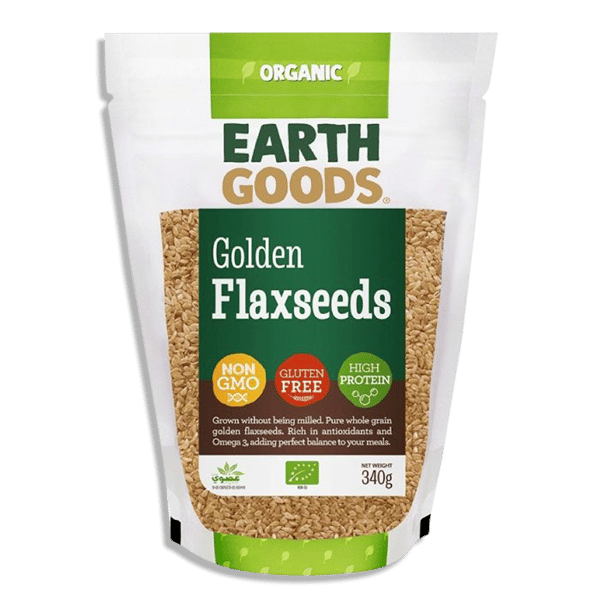 Organic Golden Flaxseeds; 340g